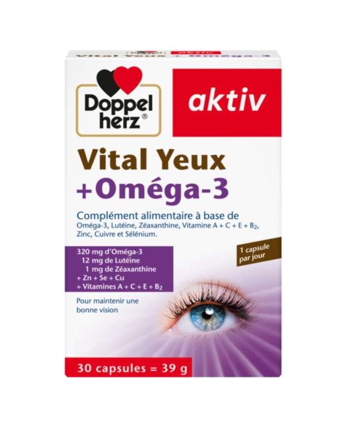 doppelherz-doppelherz-aktiv-vital-yeux-omega3-30-capsules-vitamines-et-formes DOPPELHERZ AKTIV VITAL YEUX + OMEGA3 30 CAPSULES – Image 1